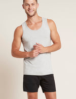 Boody Bamboo Men's Tank Top in Light Grey Front View