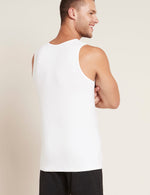 Boody Bamboo Men's Tank Top in White Back View