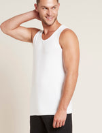 Boody Bamboo Men's Tank Top in White Side View