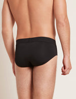 Boody Men's Everyday Brief in Black Back View