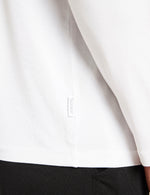 Boody Women's Long Sleeve Crew Neck T-Shirt White Detail