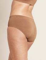 Boody Bamboo Midi Brief Full Coverage Womens Underwear in Nude 4 Back View