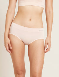 Boody Bamboo Midi Brief Full Coverage Womens Underwear in Nude Front View