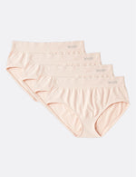 Boody Bamboo 4-pack Women's Midi Brief Underwear in Nude