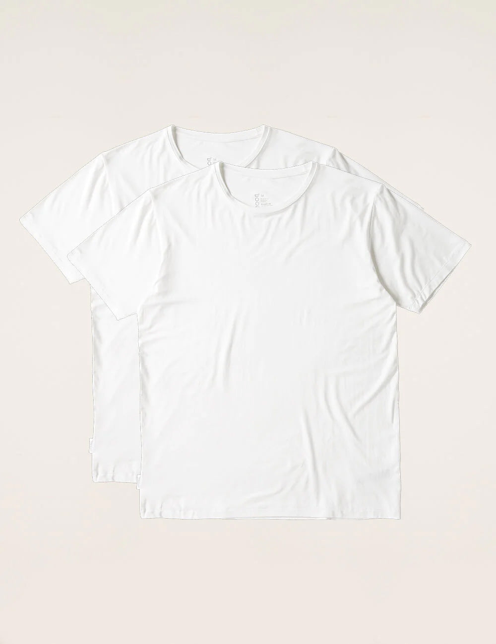 Boody Bamboo 2-pack Men's Crew Neck T-Shirt in White