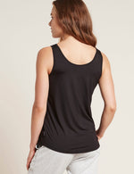 Boody Women's Relaxed Tank Top in Black Back