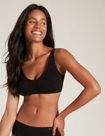 Boody Bamboo Shaper Bra in Black Front View