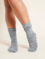 Boody Chunky Bed Socks in Dove Blue Front