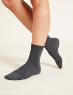 Boody Women's Everyday Socks in Slate Grey Side