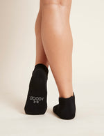 Boody Women's Sport Ankle Socks in Black Back